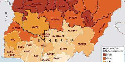 Karte nigērija reliģija