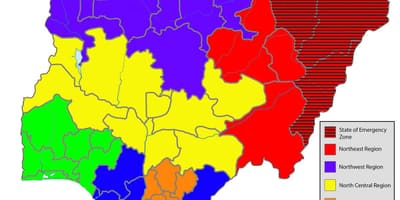 Kartes nigērijā, parādot visas valstis